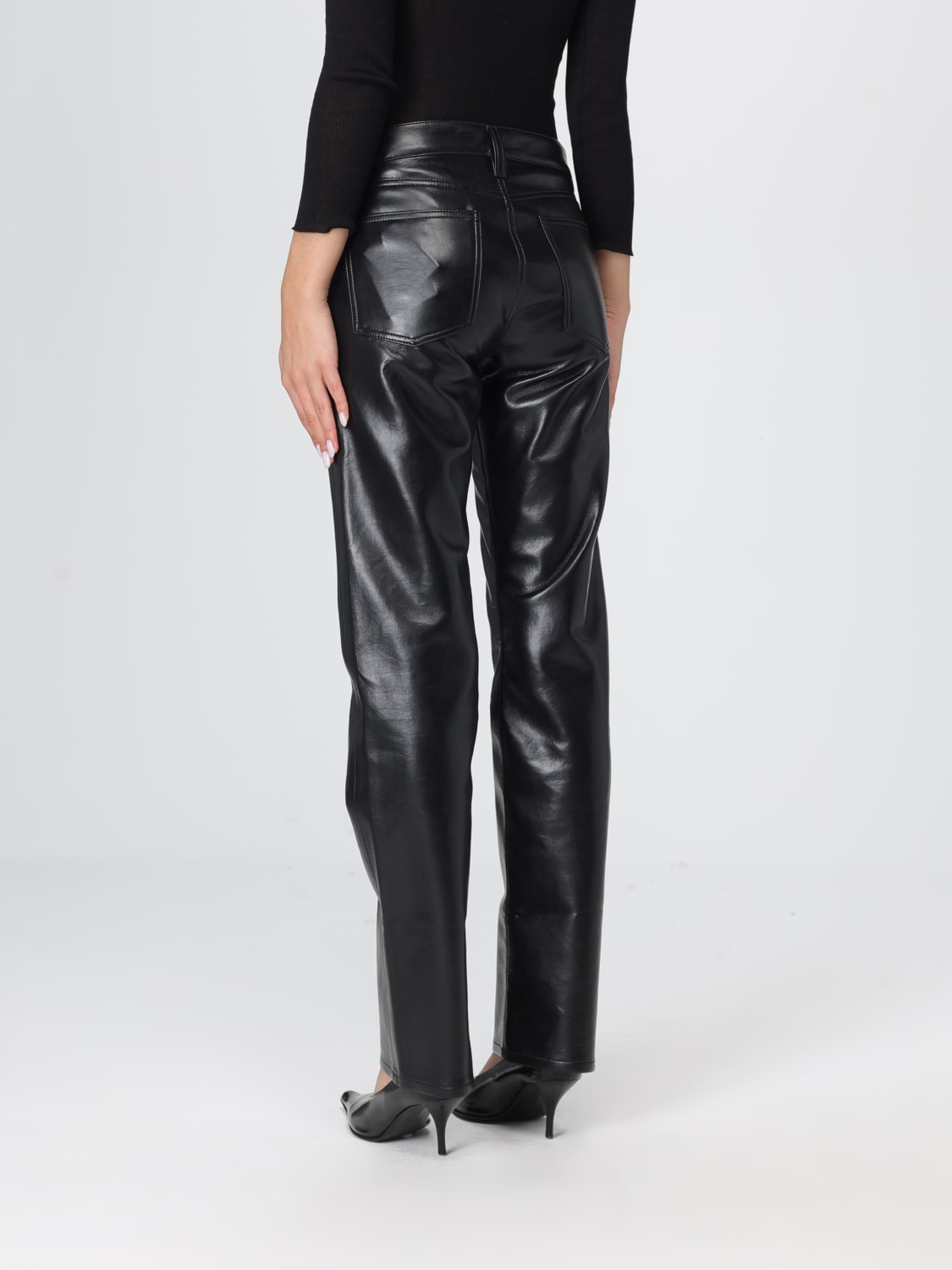 AGOLDE PANTALONES: Vaqueros mujer Agolde, Negro - Img 2