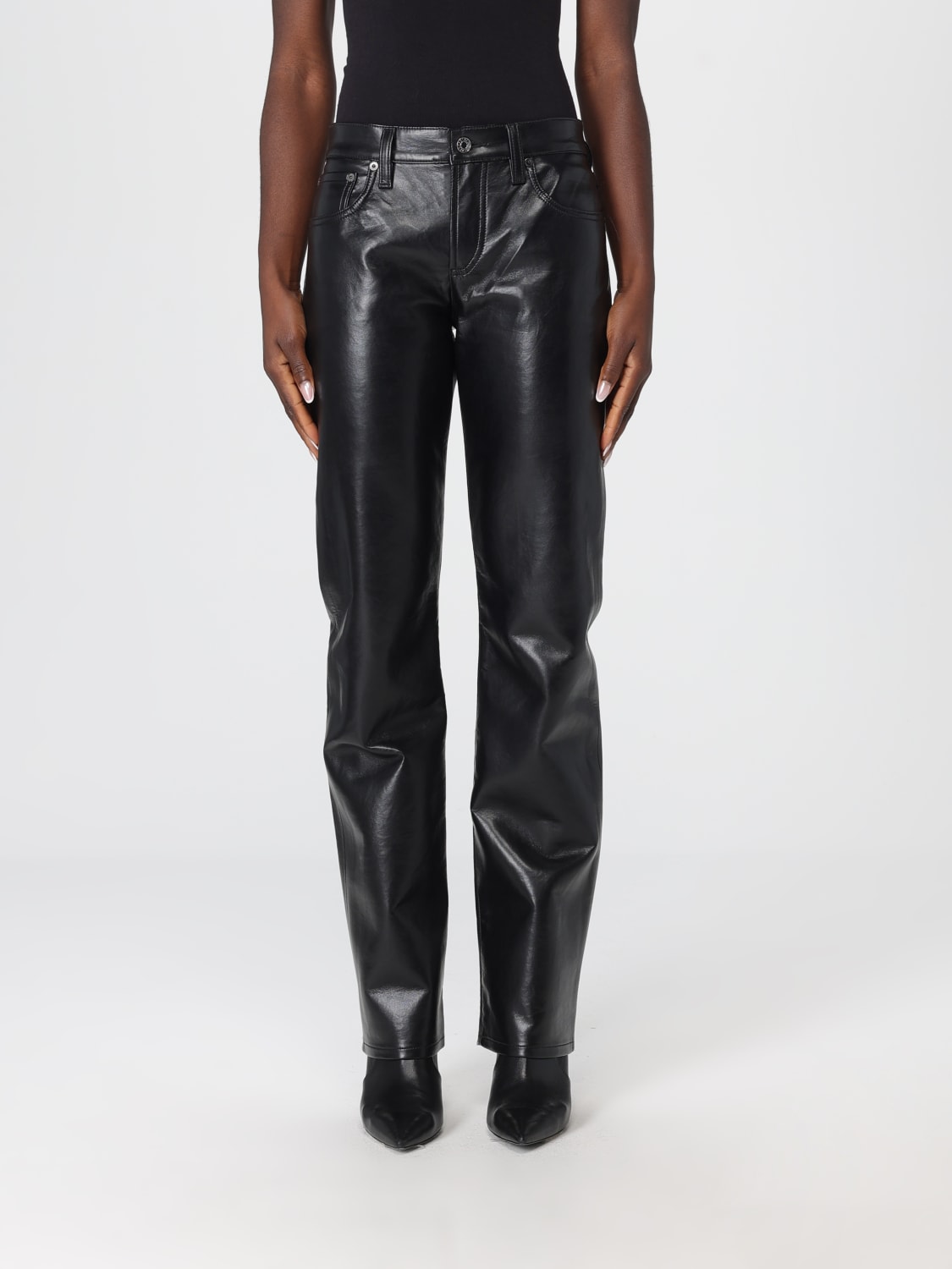 AGOLDE PANTS: Agolde women's pants, Black 1 - Img 1