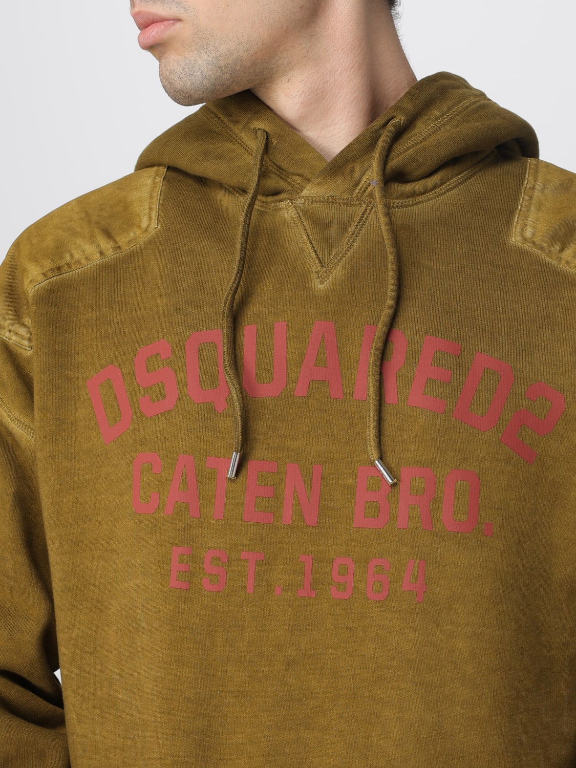 DSQUARED2 SWEATSHIRT: Sweatshirt herren Dsquared2, Braun - Img 4