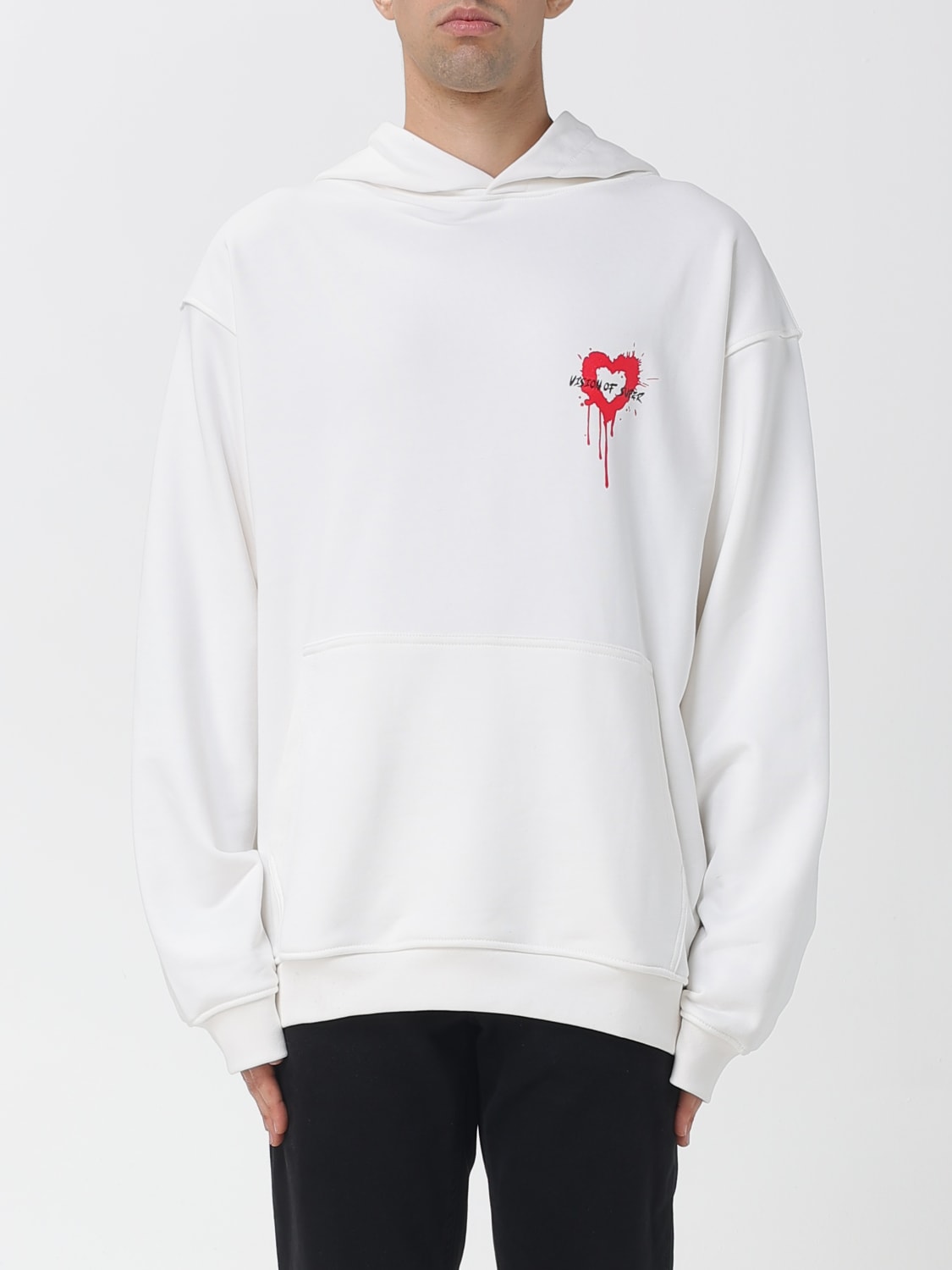 VISION OF SUPER SWEATSHIRT: Sweatshirt men Vision Of Super, White - Img 1