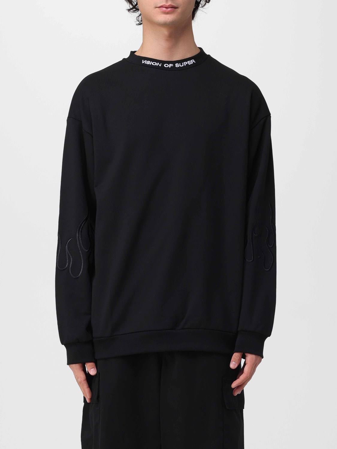 VISION OF SUPER SUDADERA: Sudadera hombre Vision Of Super, Negro 2 - Img 1
