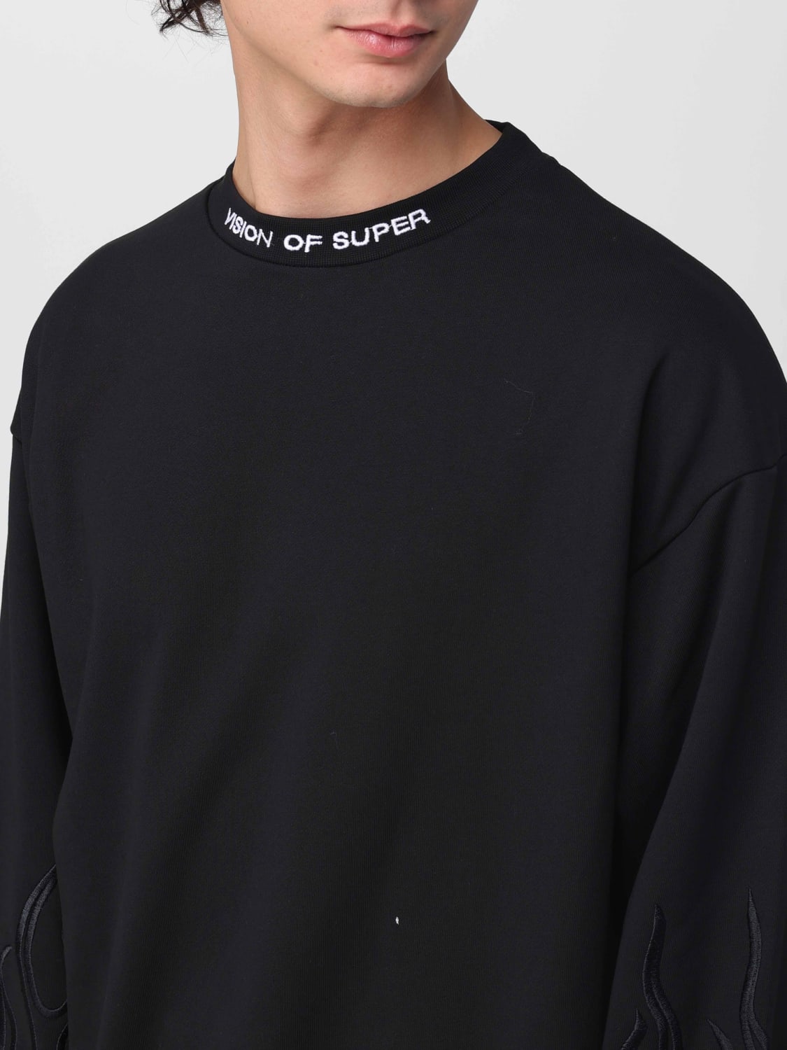 VISION OF SUPER SUDADERA: Sudadera hombre Vision Of Super, Negro 2 - Img 3