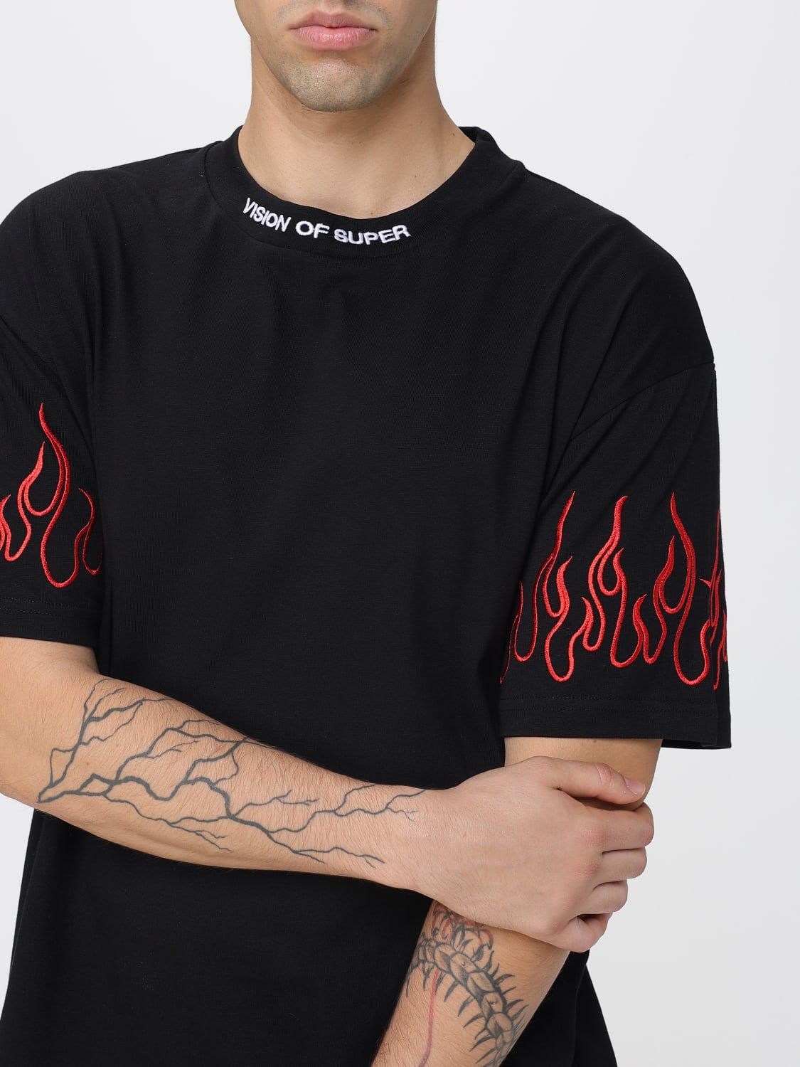 VISION OF SUPER T-SHIRT: T-shirt homme Vision Of Super, Noir - Img 3