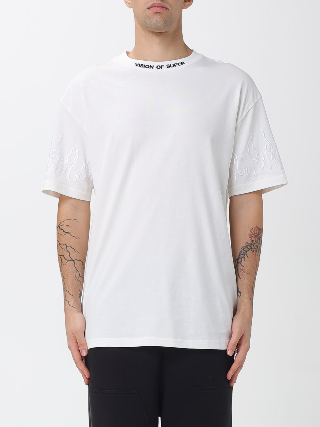 VISION OF SUPER T-SHIRT: T-shirt homme Vision Of Super, Blanc 1 - Img 1