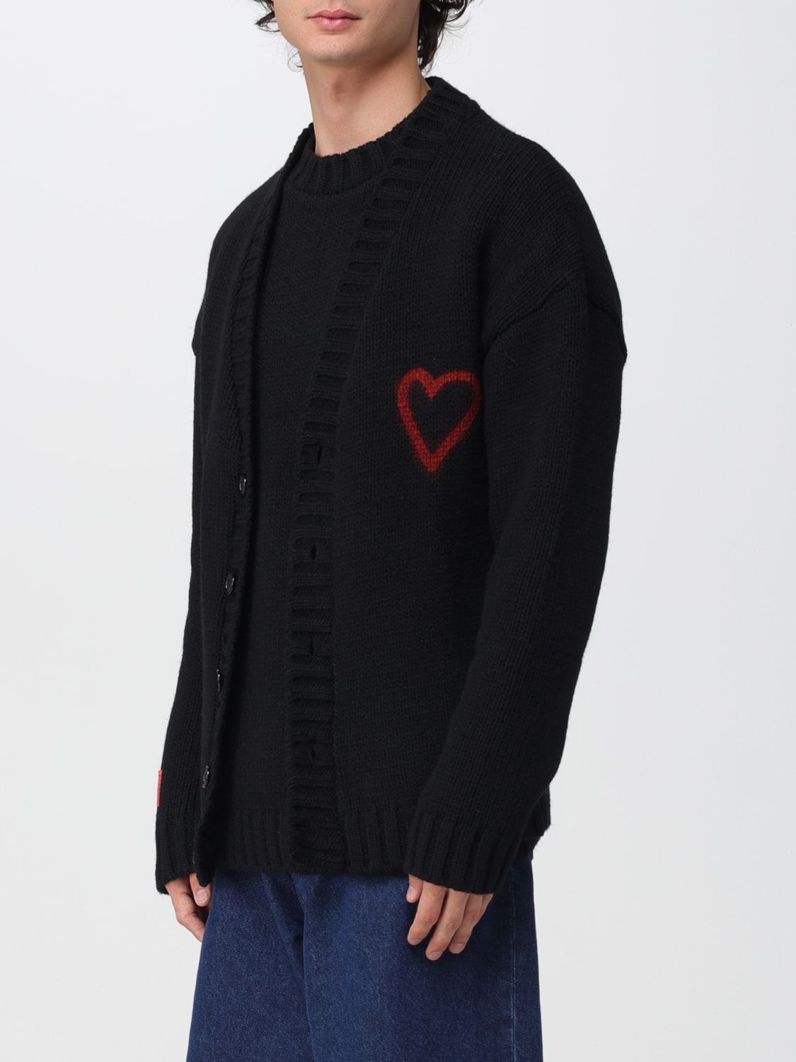 VISION OF SUPER SWEATER: Cardigan men Vision Of Super, Black - Img 3