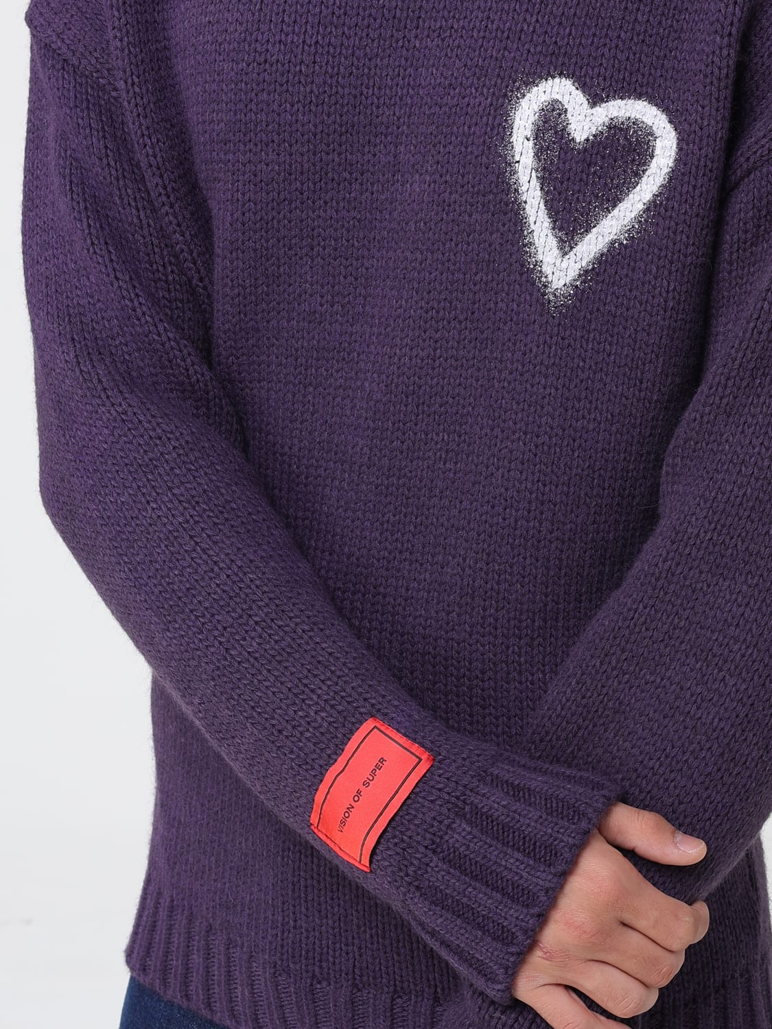 VISION OF SUPER SWEATER: Sweatshirt men Vision Of Super, Violet - Img 3