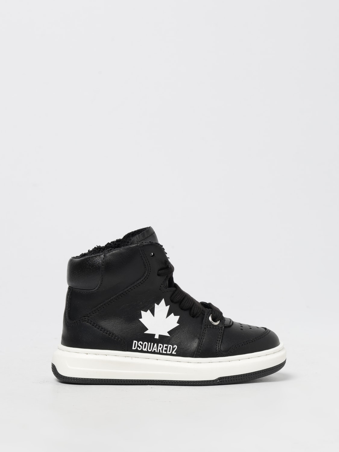 DSQUARED2 BASKETS: Chaussures enfant Dsquared2, Noir - Img 1