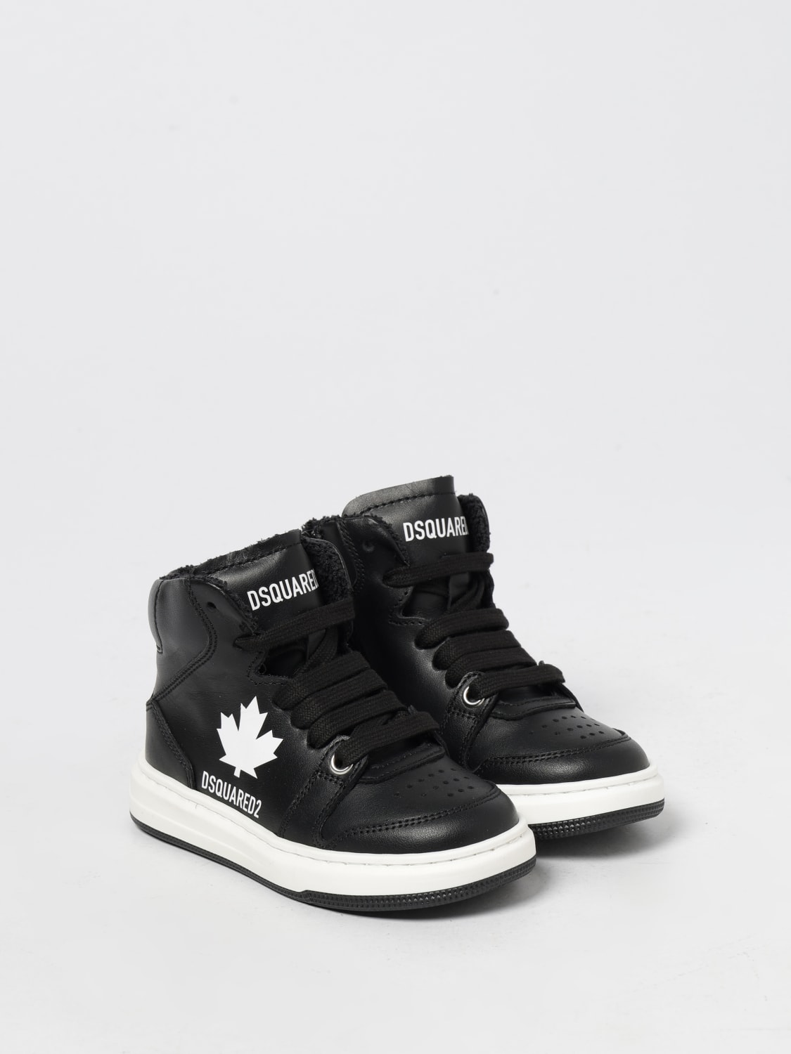 DSQUARED2 BASKETS: Chaussures enfant Dsquared2, Noir - Img 2