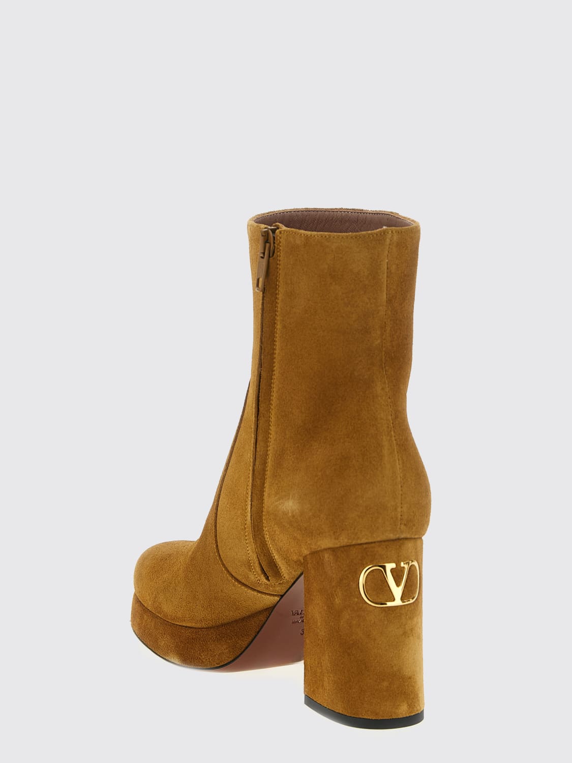 VALENTINO GARAVANI BOOTS: Shoes woman Valentino, Beige - Img 3