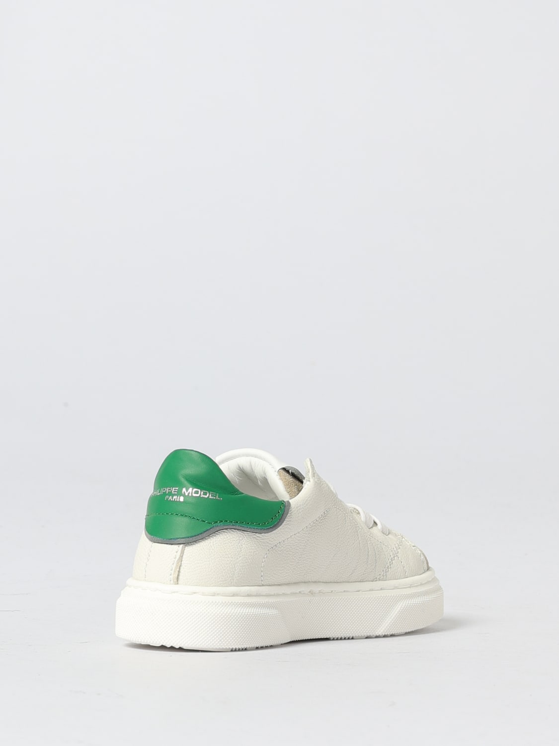 PHILIPPE MODEL JUNIOR 运动鞋: 鞋 儿童 Philippe Model Junior, 白色 - Img 3