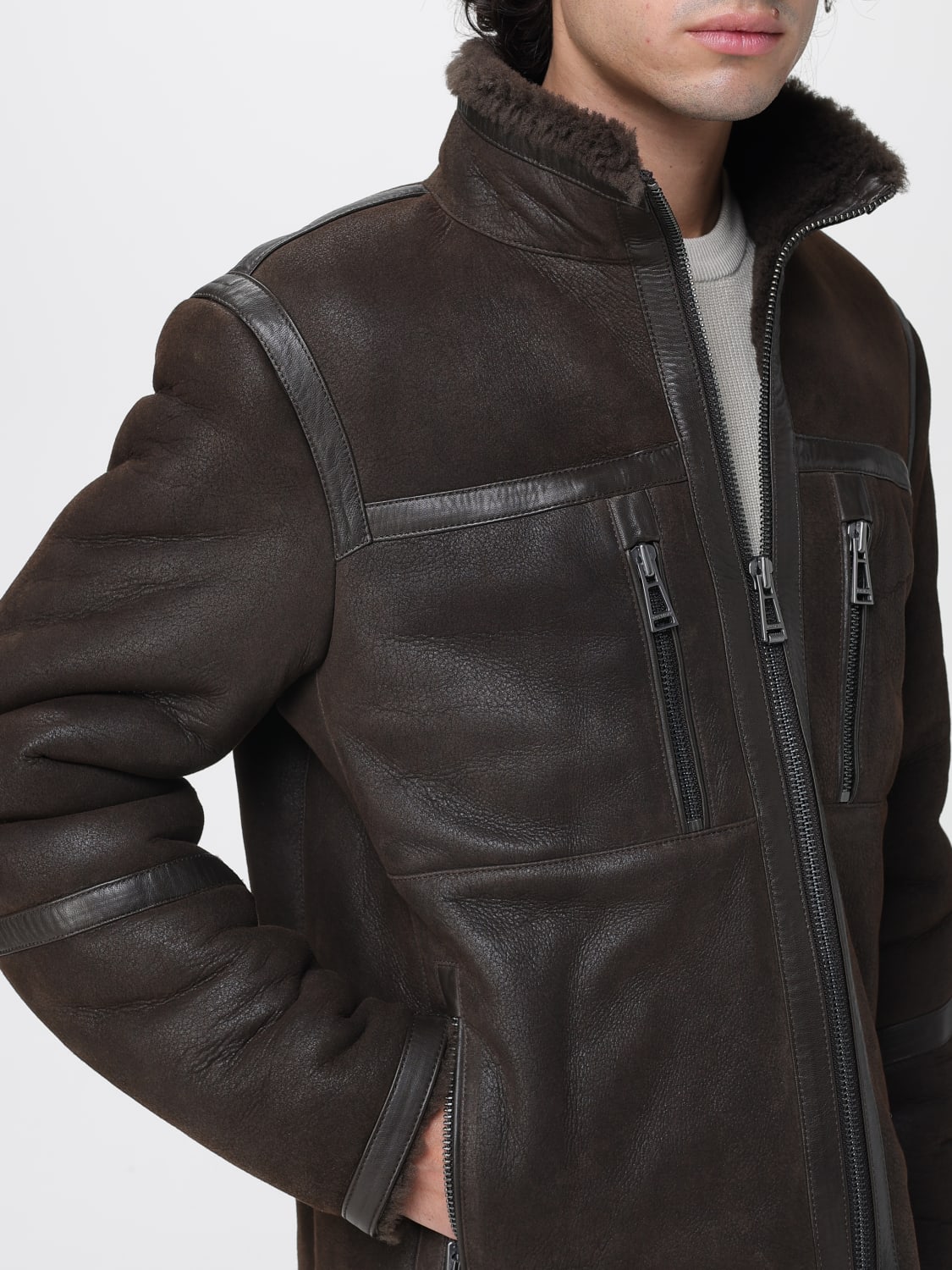 BELSTAFF 外套: 西装外套 男士 Belstaff, 棕色 - Img 4