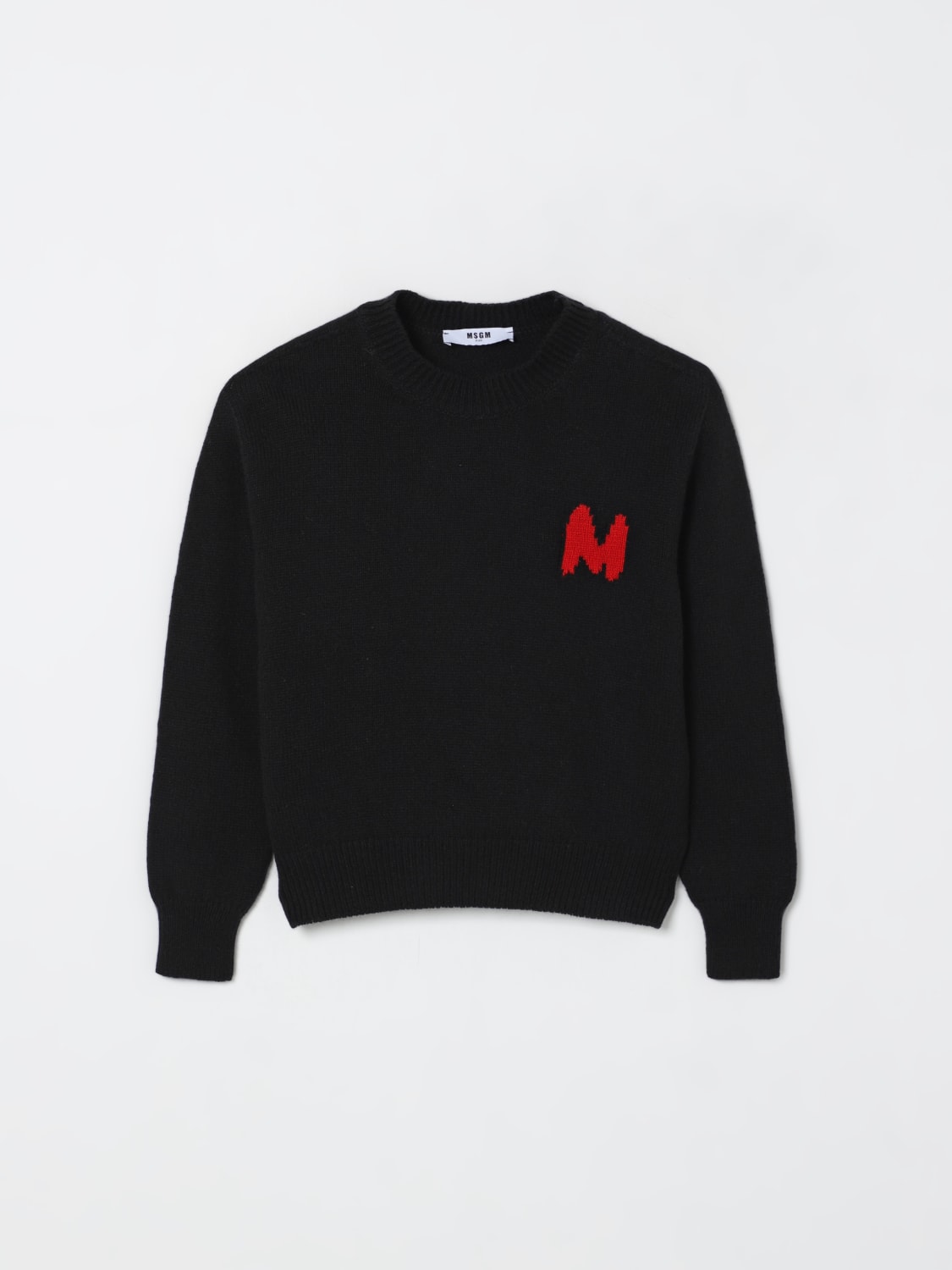 MSGM KIDS JERSEY: Jersey niños MSGM Kids, Negro - Img 1