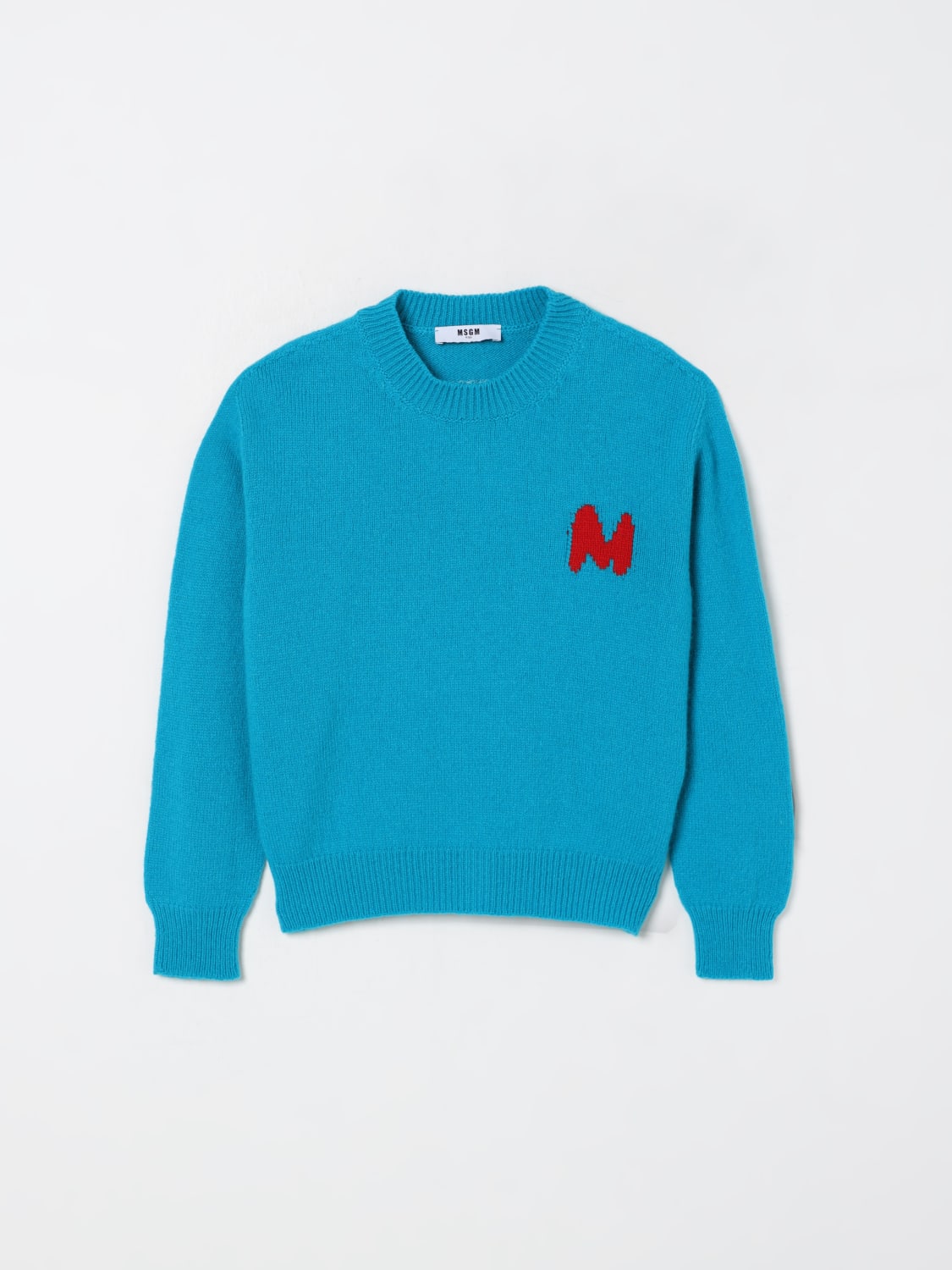 MSGM KIDS PULLOVER: Pullover kinder MSGM Kids, Blau - Img 1
