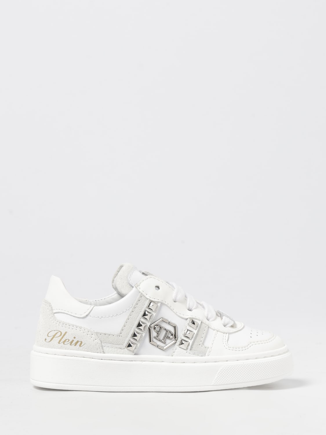 PHILIPP PLEIN SHOES: Shoes kids Philipp Plein, White - Img 1