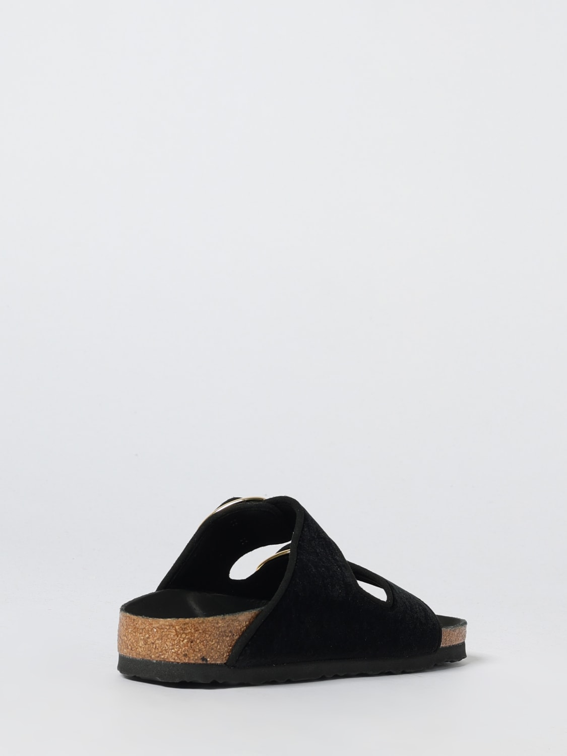 BIRKENSTOCK HEELED SANDAL: Flat sandal woman Birkenstock, Black - Img 3