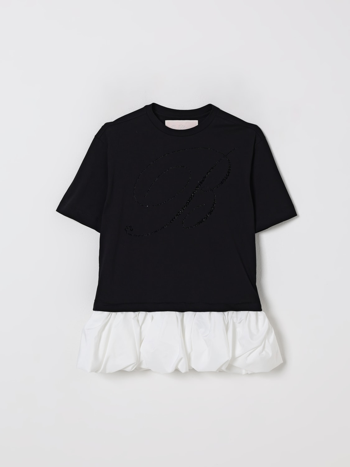 MISS BLUMARINE SWEATER: Sweater kids Miss Blumarine, Black - Img 1