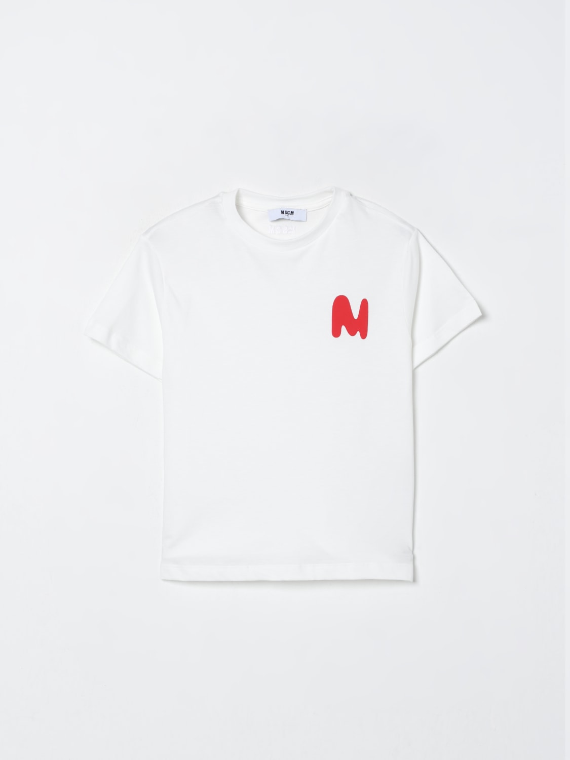 MSGM KIDS T-SHIRT: T-shirt kids MSGM Kids, White - Img 1