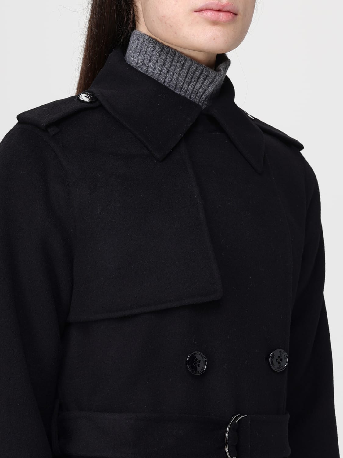 MICHAEL KORS COAT: Coat woman Michael Kors, Black - Img 3