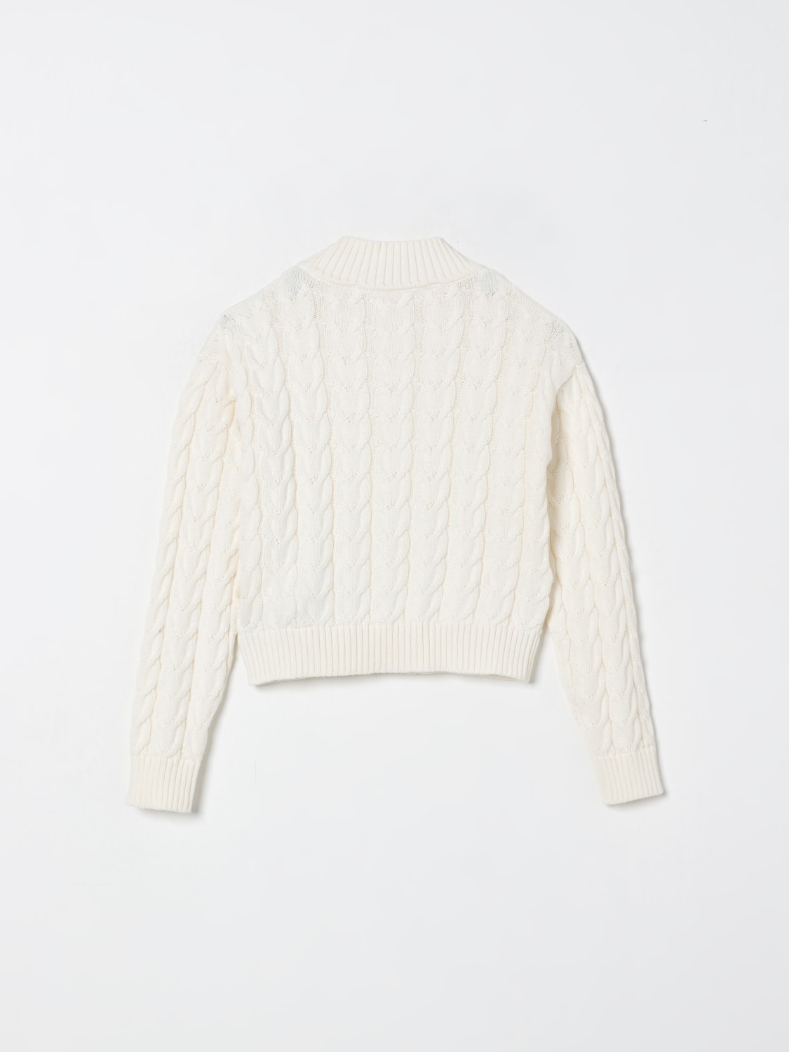 MISS BLUMARINE SWEATER: Sweater kids Miss Blumarine, Yellow Cream - Img 2