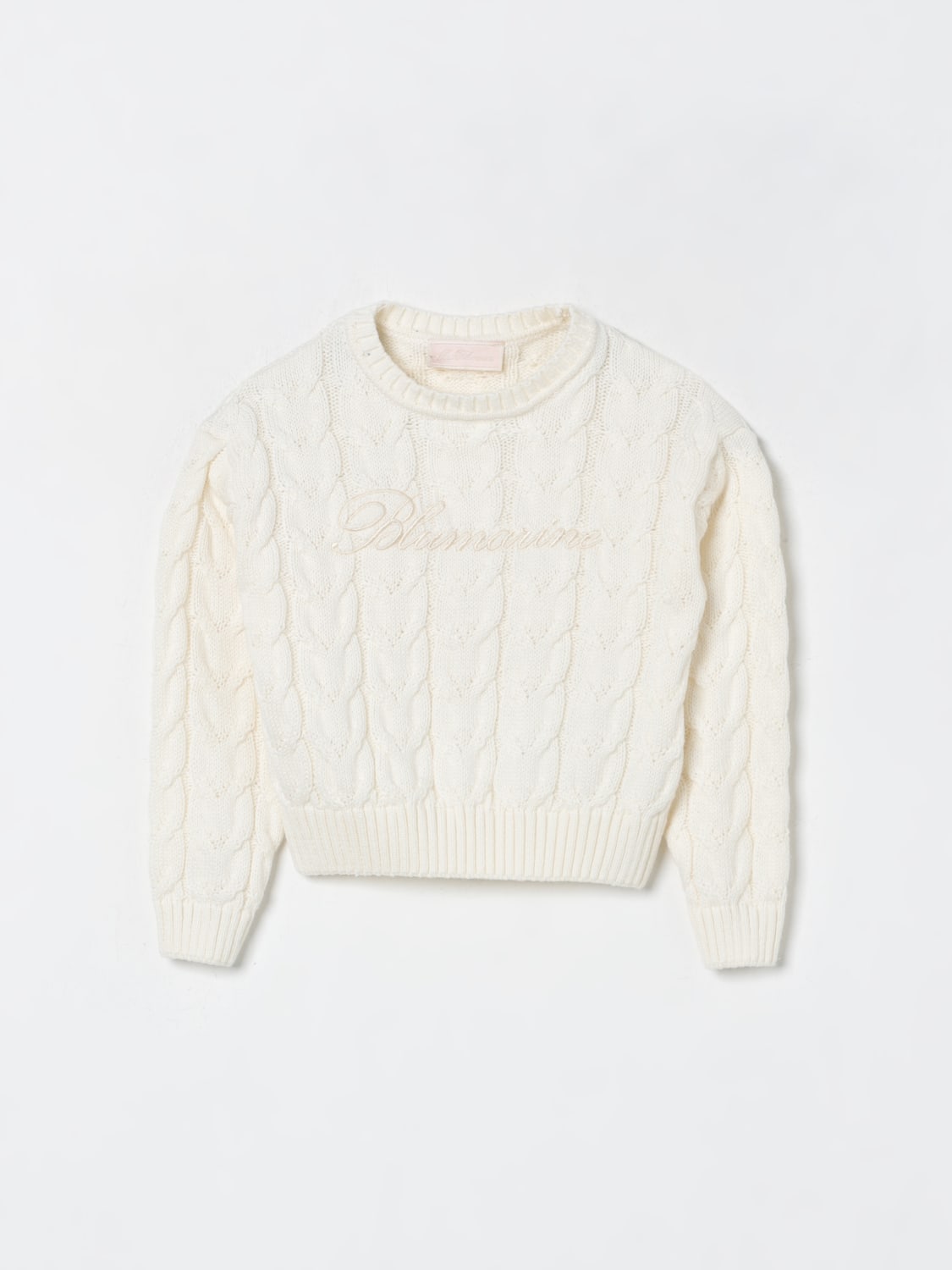 MISS BLUMARINE PULLOVER: Pullover kinder Miss Blumarine, Yellow Cream - Img 1