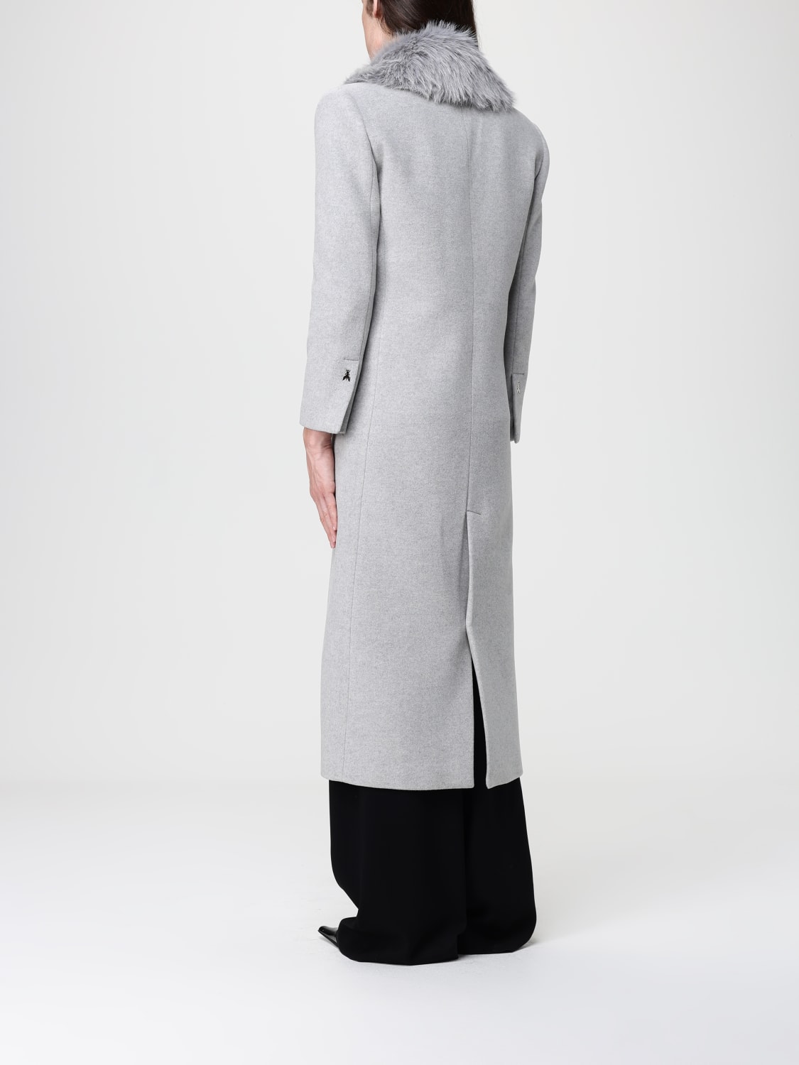 PATRIZIA PEPE COAT: Coat woman Patrizia Pepe, Grey - Img 2