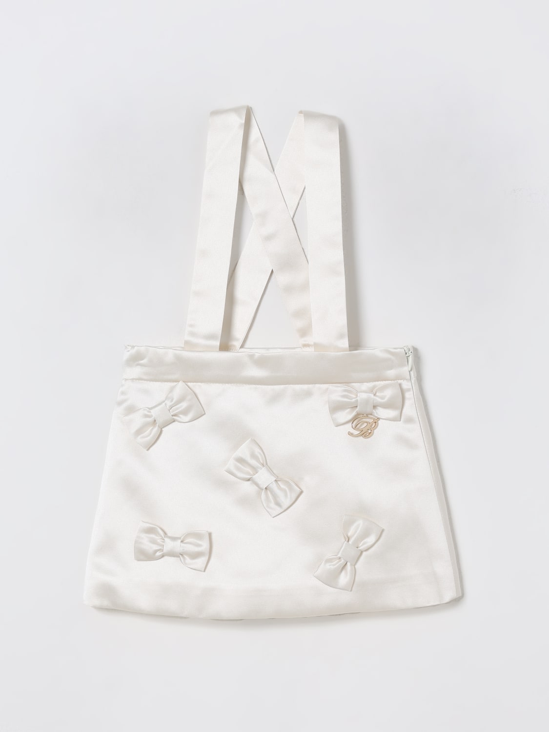 MISS BLUMARINE JUPE: Jupe enfant Miss Blumarine, Jaune Crème - Img 1