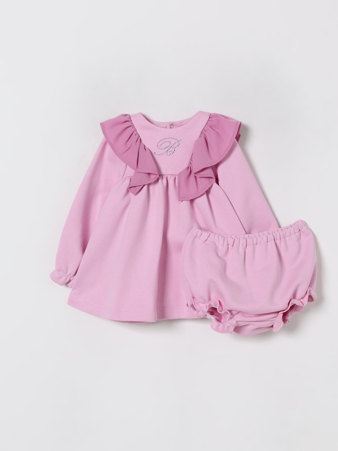 MISS BLUMARINE ROMPER: Romper kids Miss Blumarine, Pink - Img 3