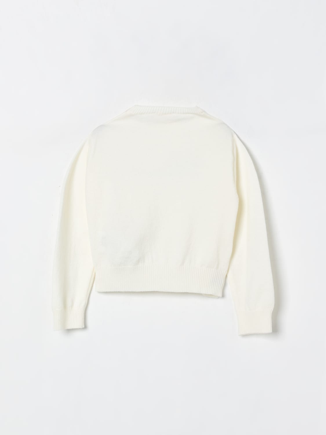 MISS BLUMARINE SWEATER: Sweater kids Miss Blumarine, Ivory - Img 2