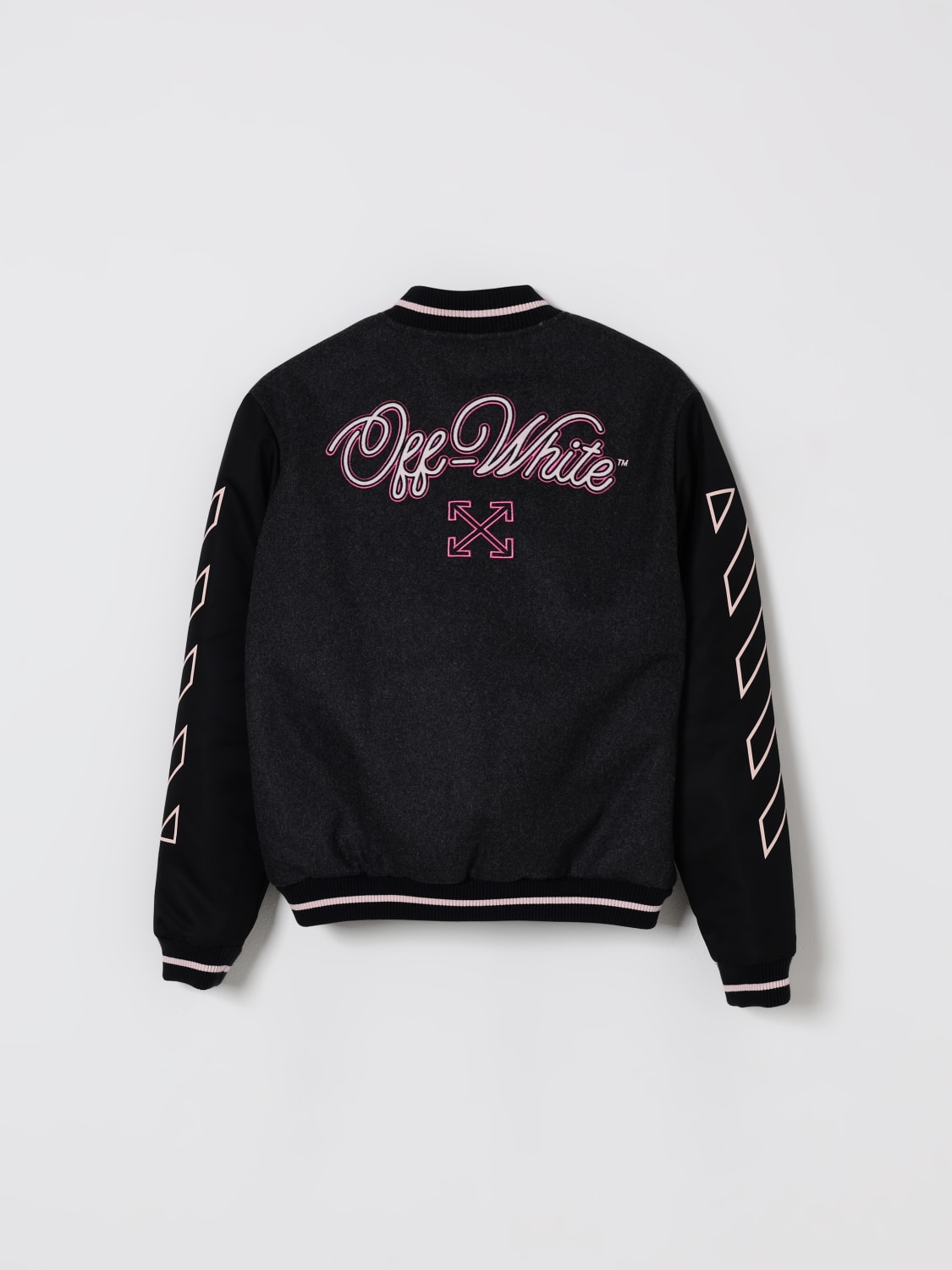 OFF-WHITE KIDS JACKET: Coat kids Off-white Kids, Grey - Img 2