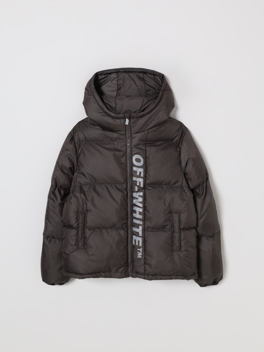 OFF-WHITE KIDS JACKET: Coat kids Off-white Kids, Grey - Img 1
