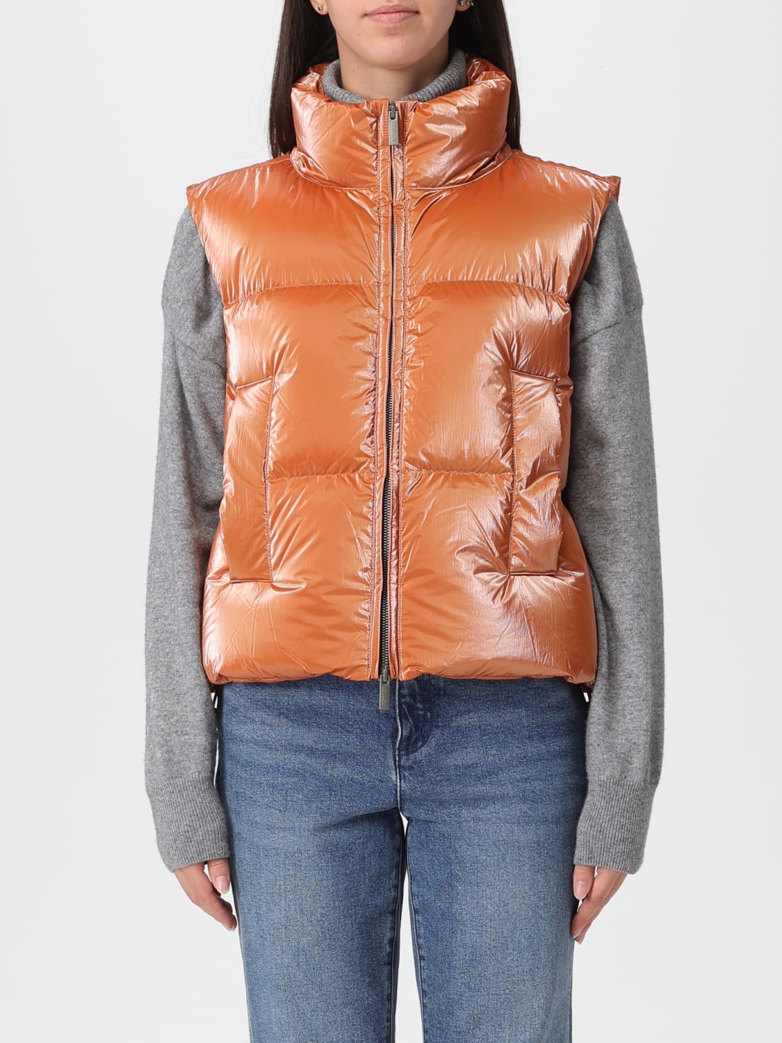 K-WAY WESTE: Mantel damen K-way, Orange - Img 1