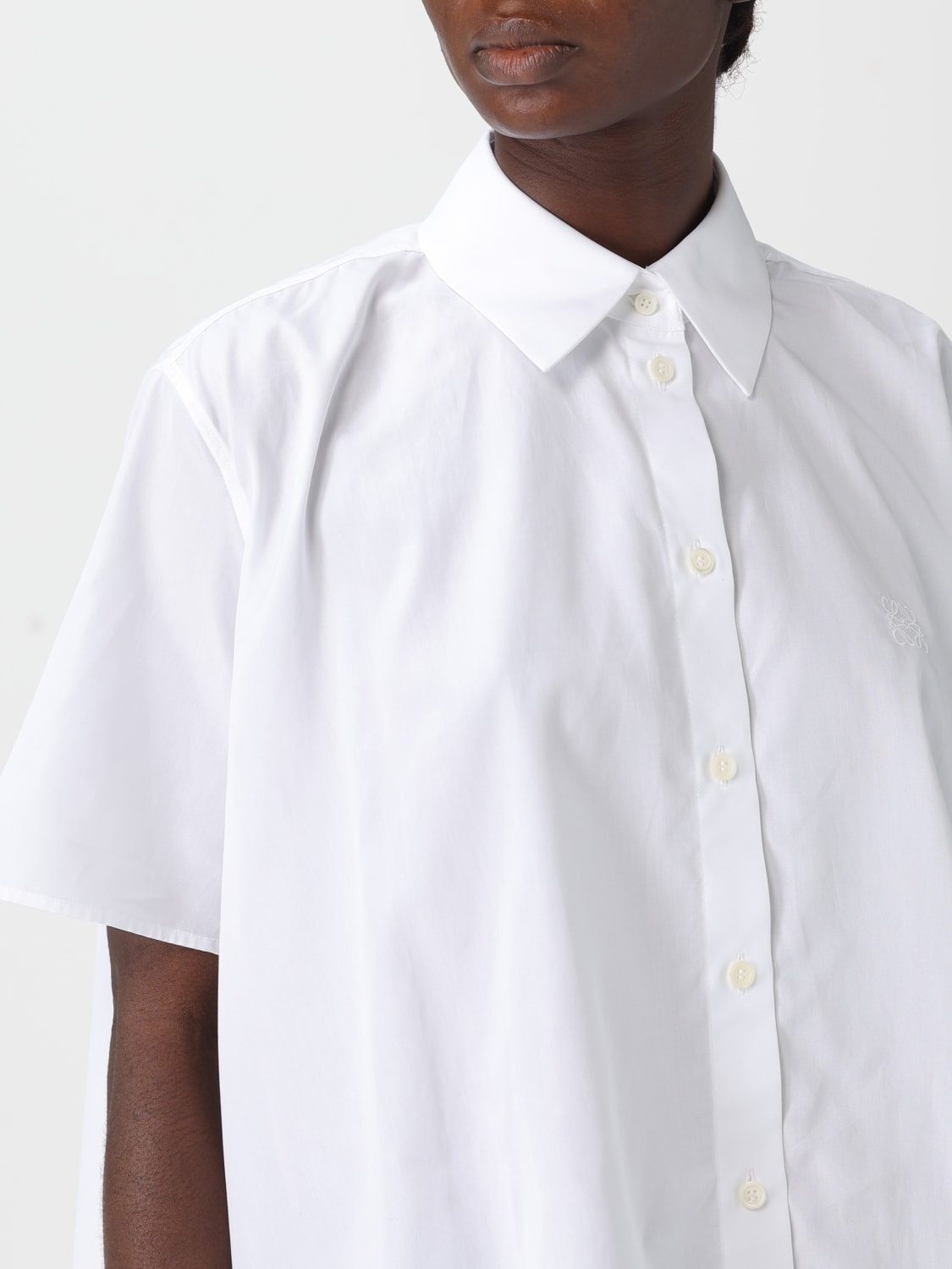 LOEWE HEMDBLUSE: Rock damen Loewe, Weiß - Img 5