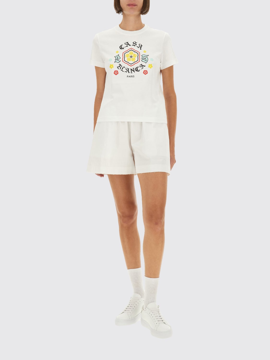 CASABLANCA T-SHIRT: T-shirt woman Casablanca, White - Img 2