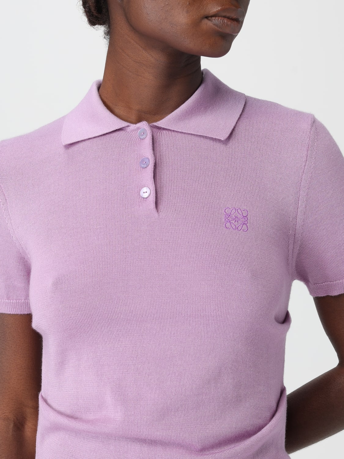 LOEWE POLO: Polo damen Loewe, Lila - Img 5