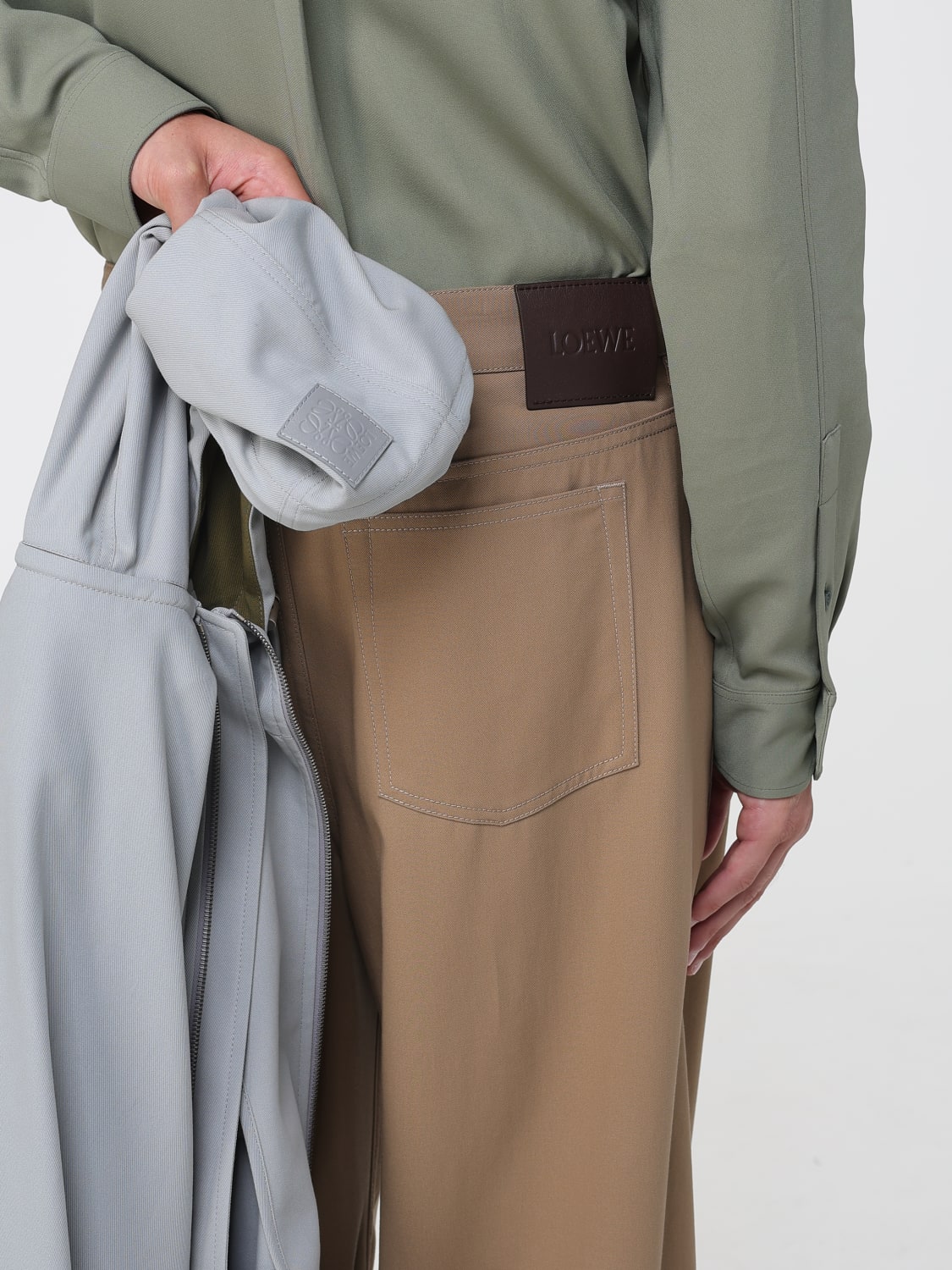 LOEWE PANTS: Pants men Loewe, Beige - Img 5