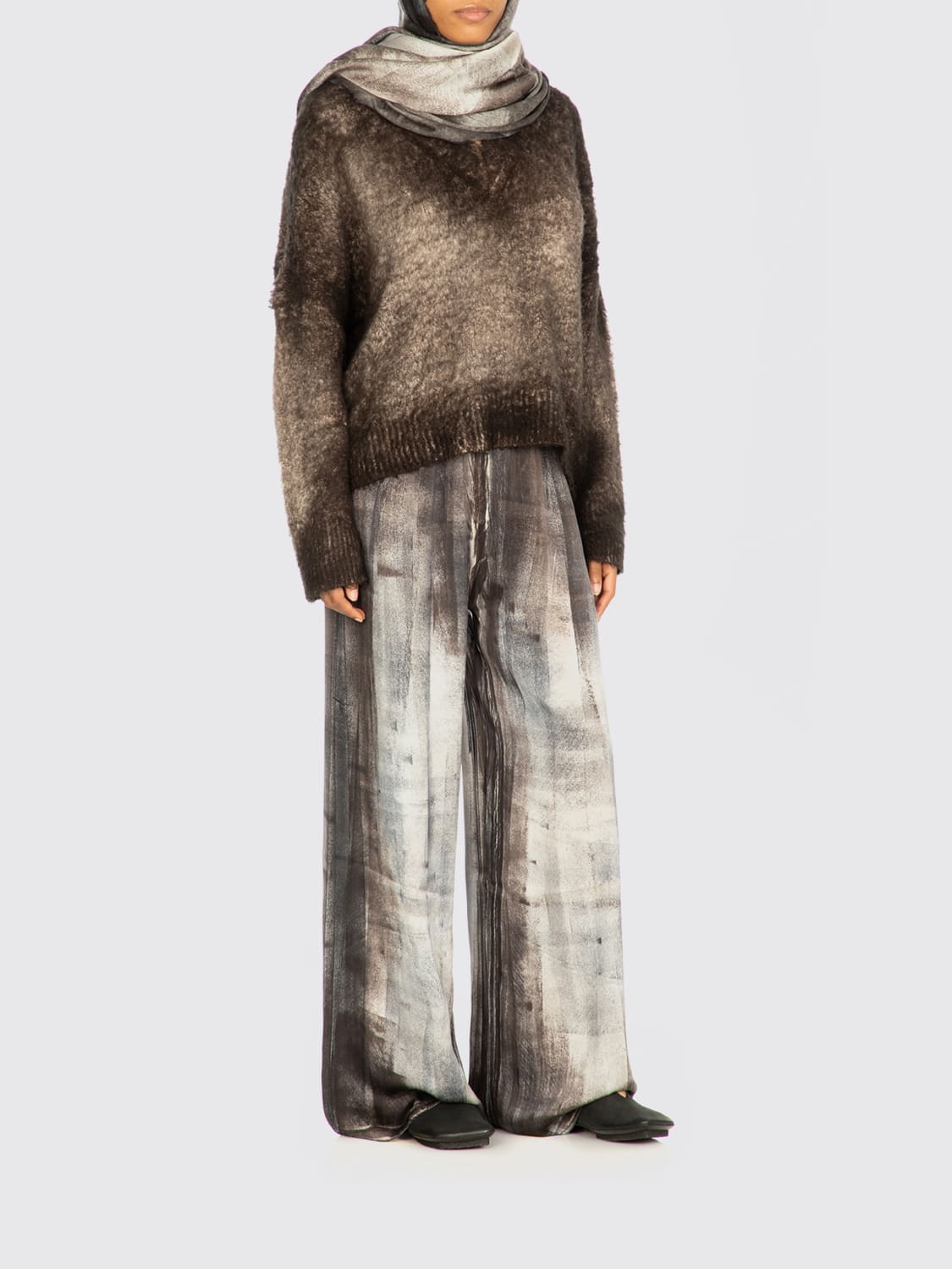 AVANT TOI SCARF: Scarf woman Avant Toi, Grey - Img 2