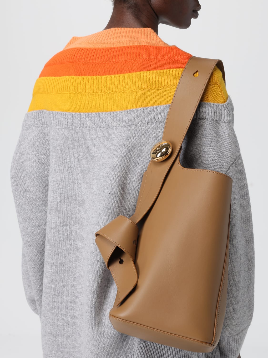 LOEWE BOLSO DE HOMBRO: Bolso de hombro mujer Loewe, Marrón - Img 2