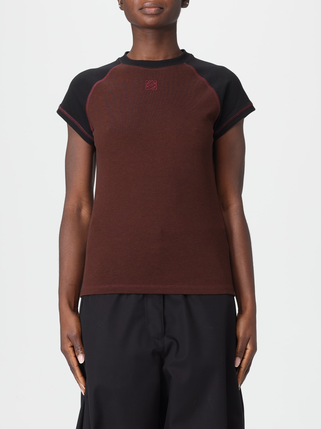 LOEWE T-SHIRT: T-shirt femme Loewe, Noir - Img 1