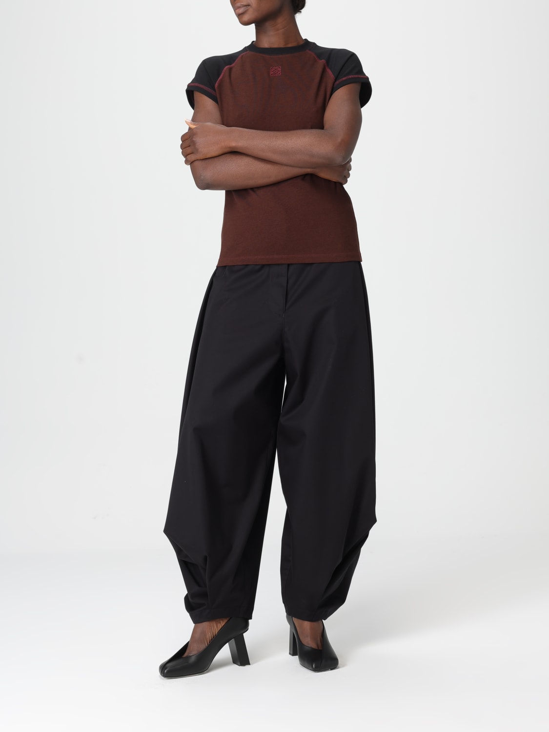 LOEWE T-SHIRT: T-shirt femme Loewe, Noir - Img 2