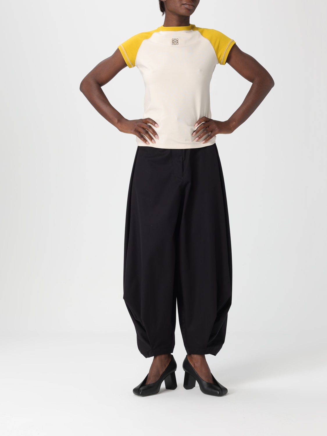 LOEWE CAMISETA: Camiseta mujer Loewe, Amarillo - Img 2