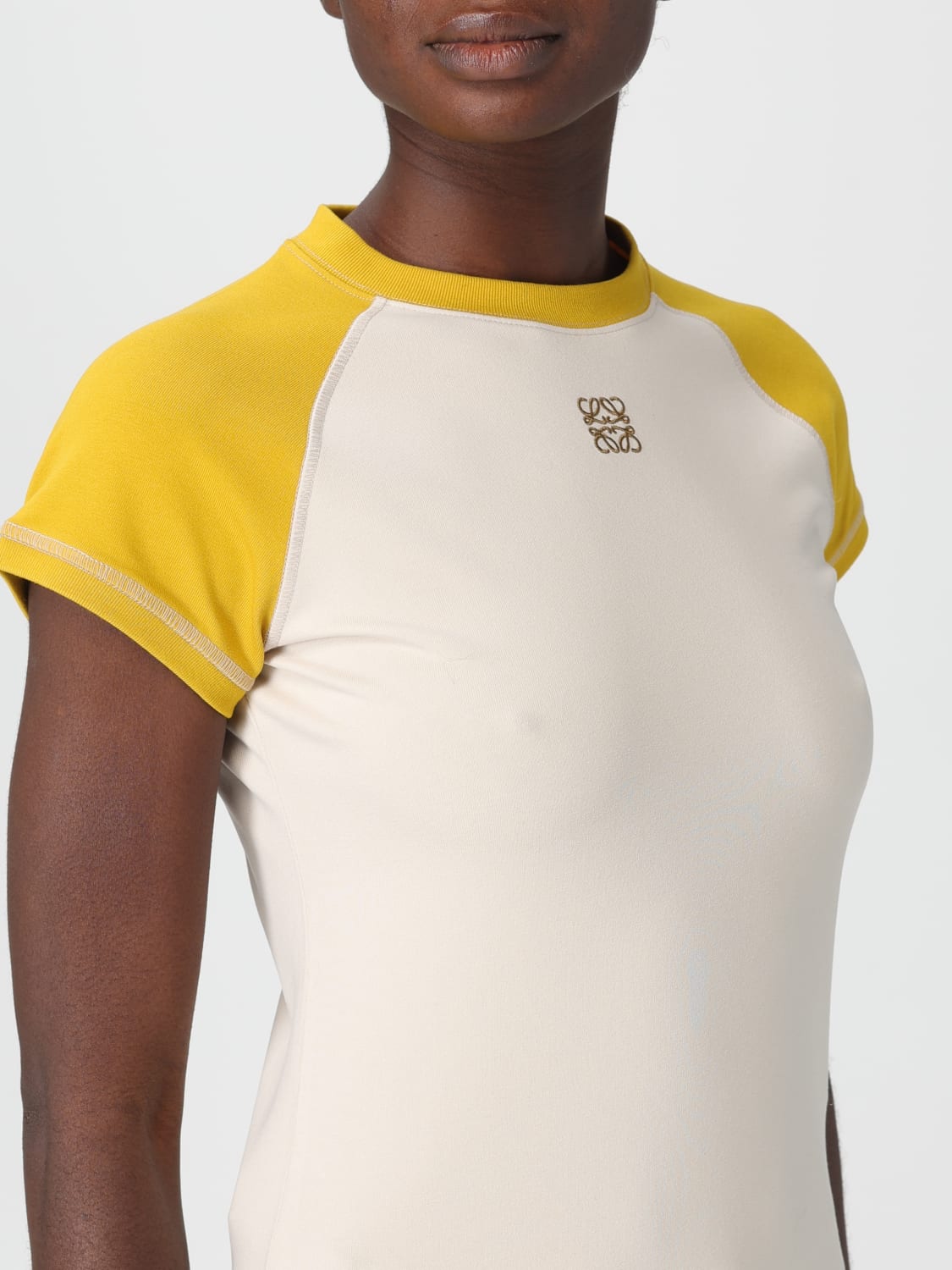 LOEWE CAMISETA: Camiseta mujer Loewe, Amarillo - Img 5