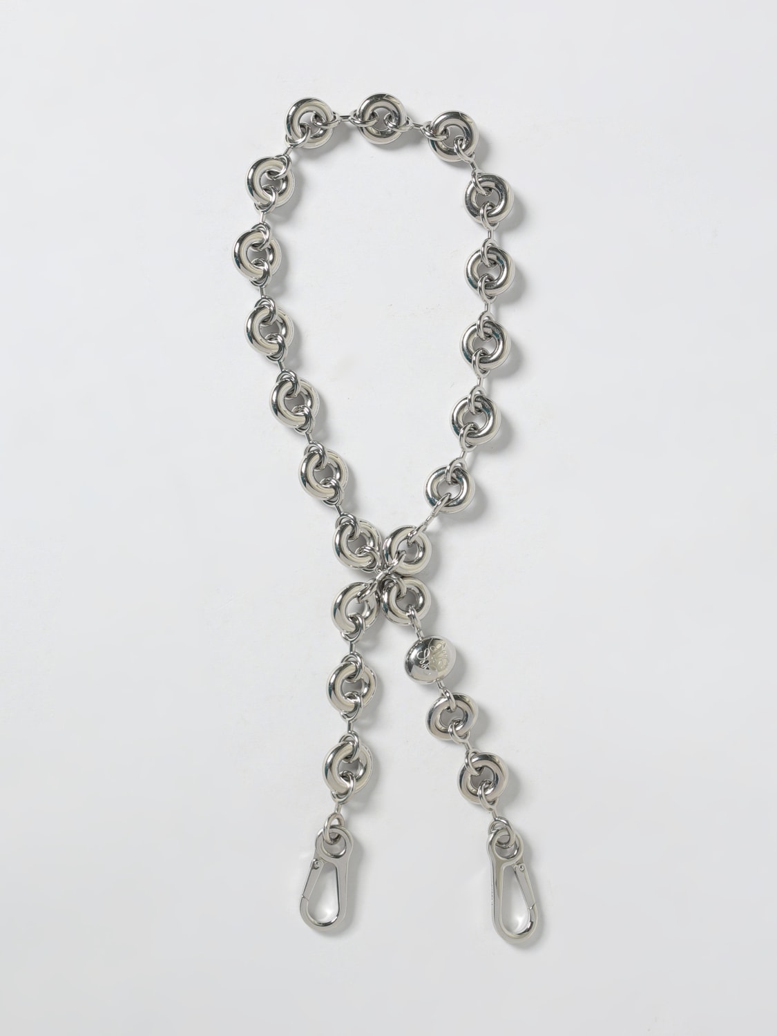 LOEWE SCHULTERRIEMEN: Schultertasche damen Loewe, Silber - Img 1