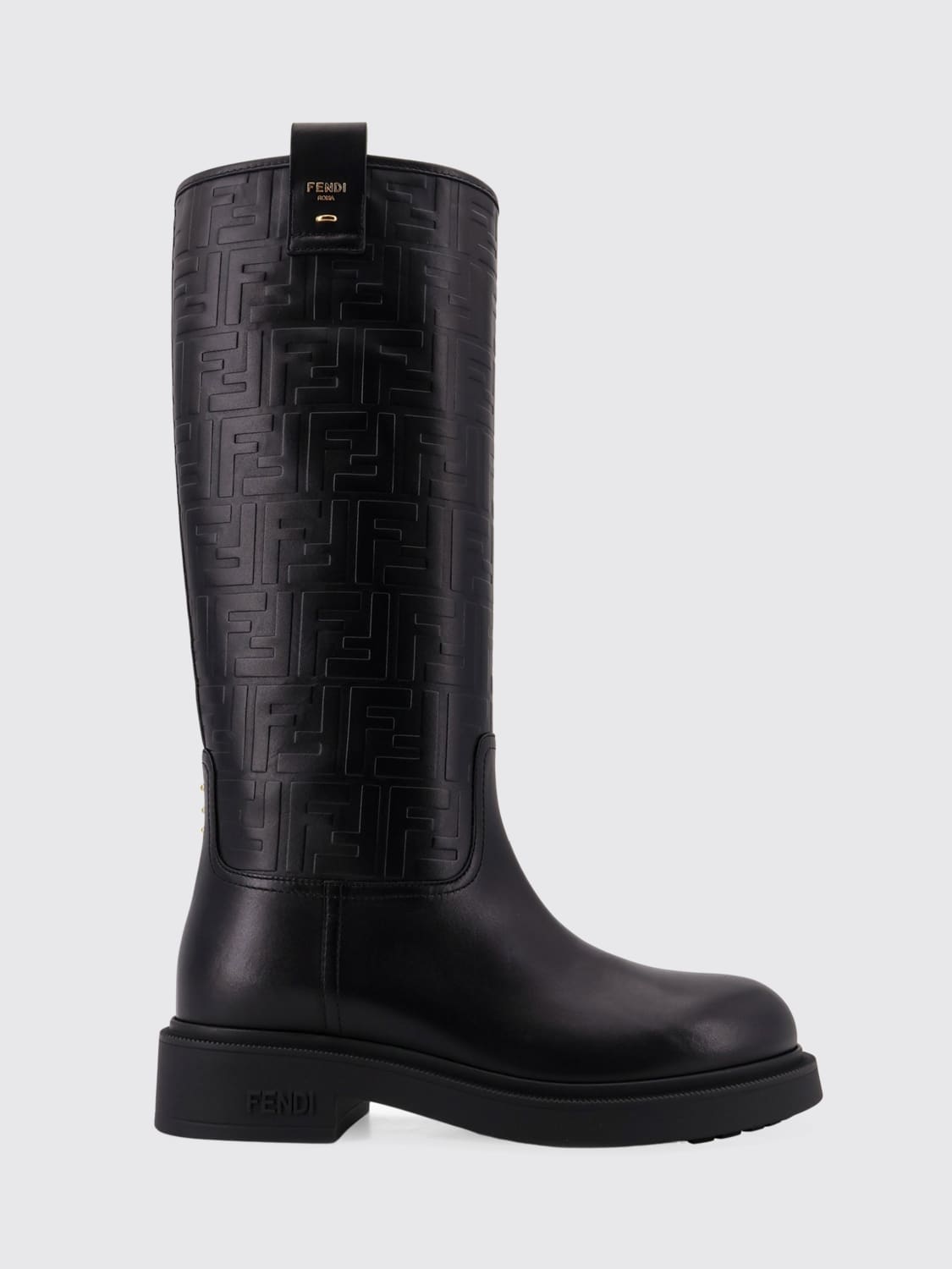 FENDI BOOTS: Flat ankle boot woman Fendi, Black - Img 1