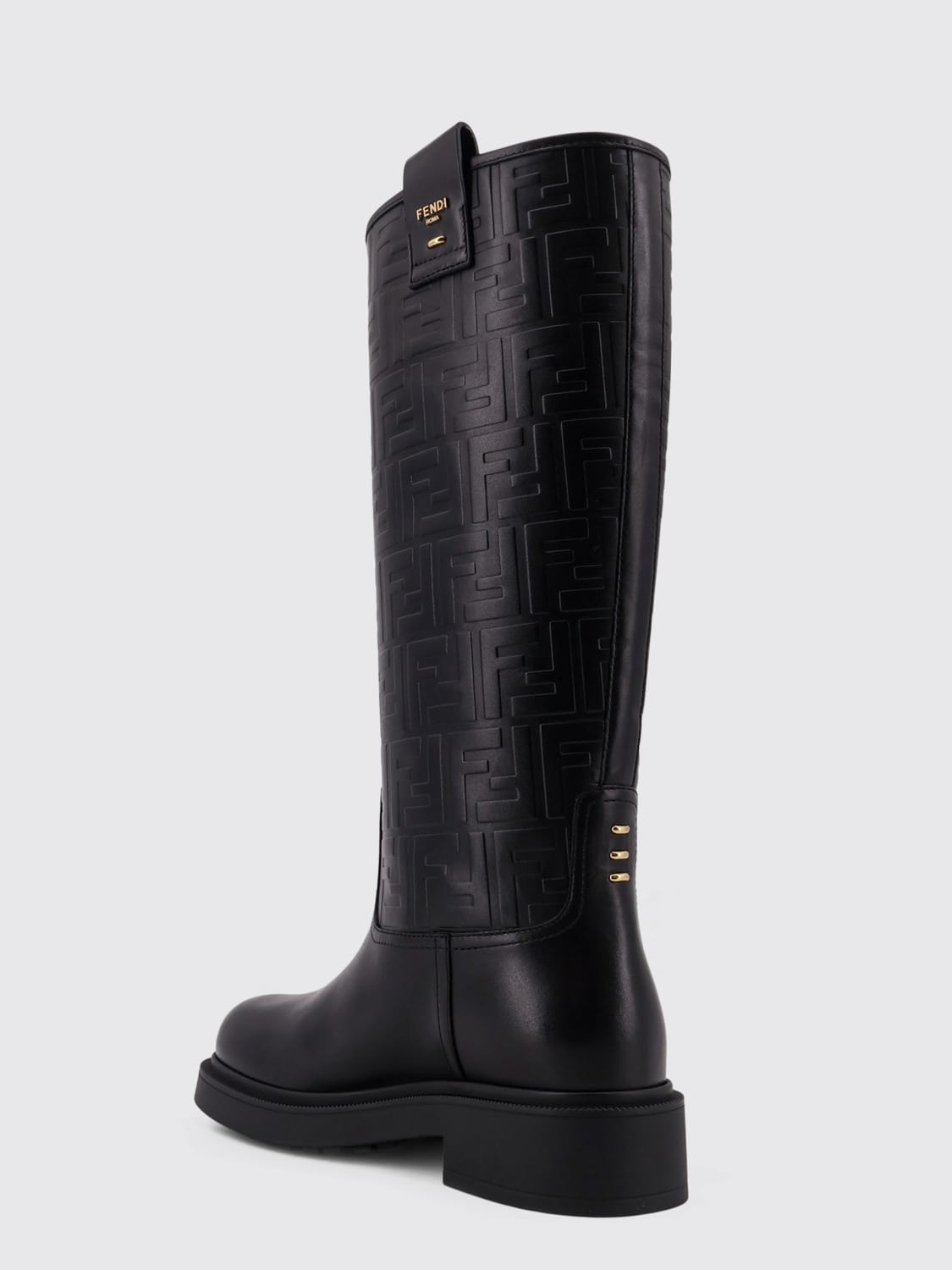 FENDI BOOTS: Flat ankle boot woman Fendi, Black - Img 3