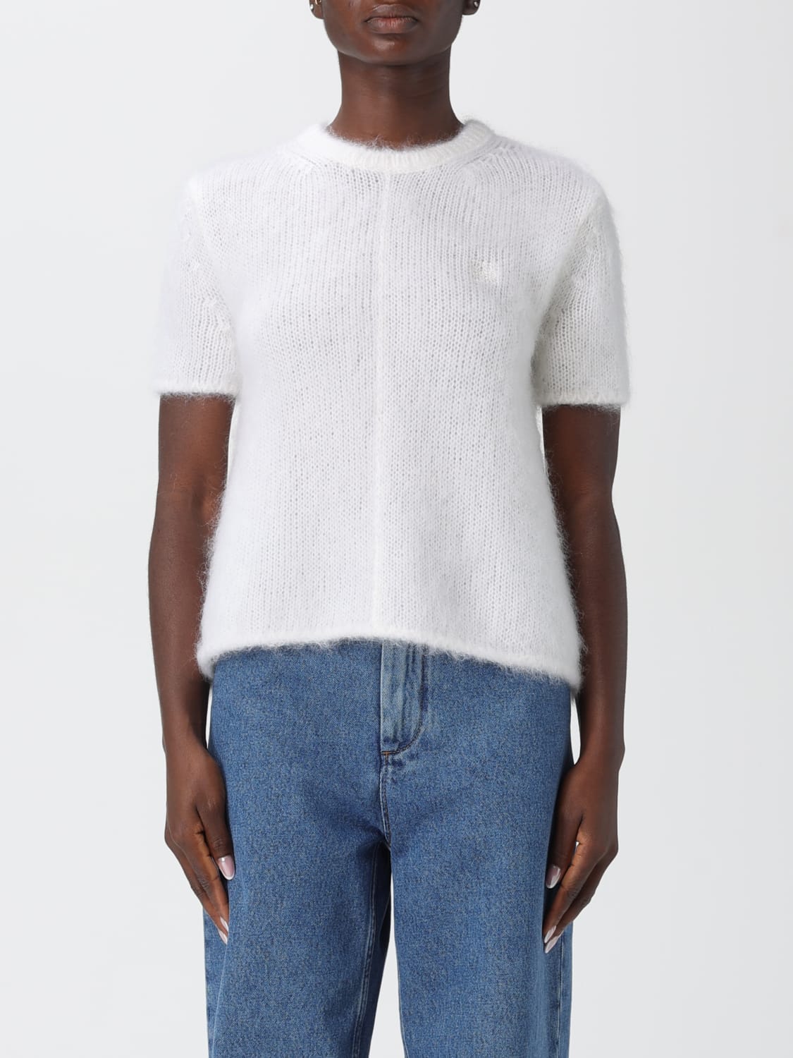 LOEWE PULLOVER: Pullover damen Loewe, Weiß - Img 1