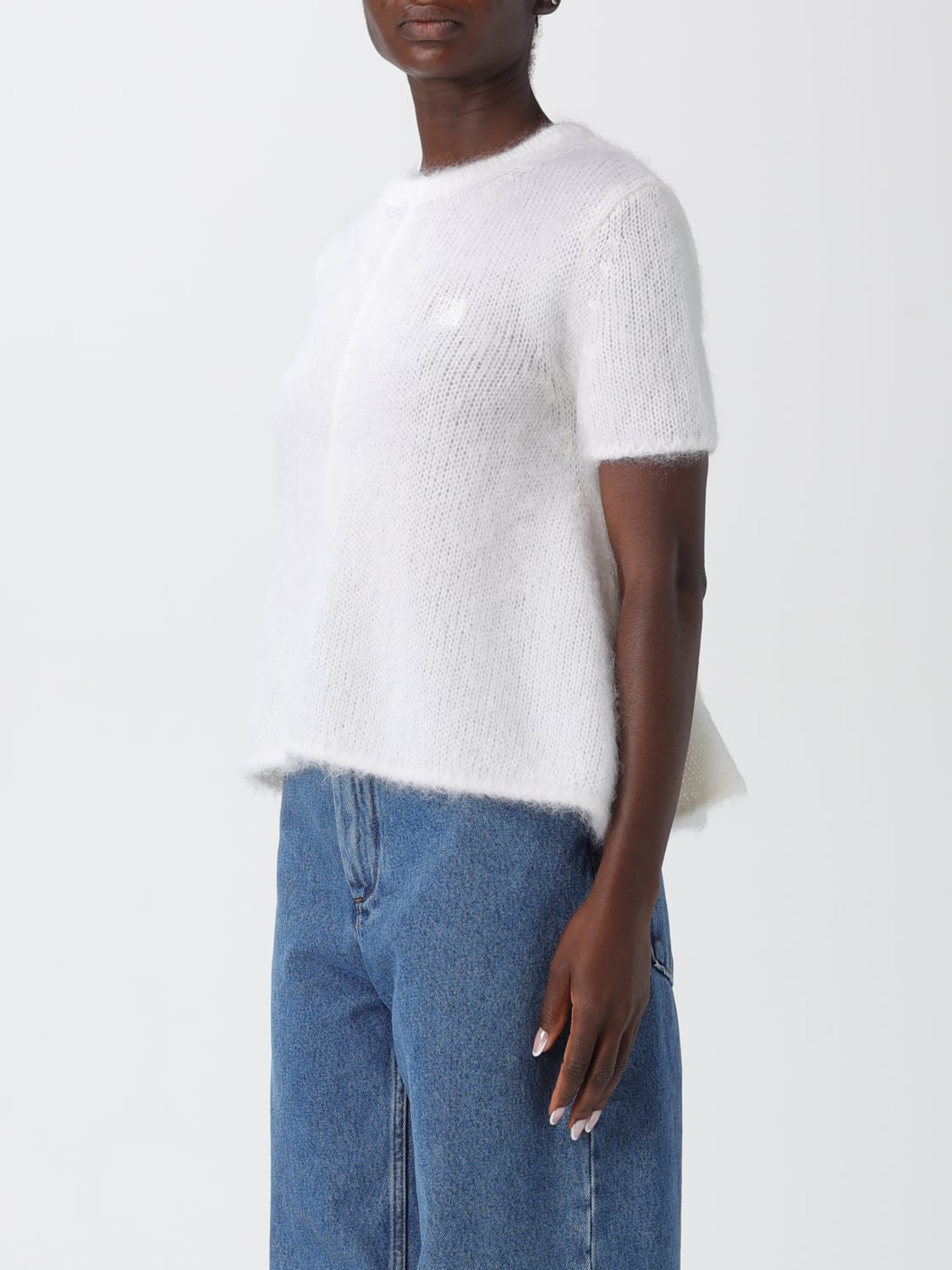 LOEWE PULLOVER: Pullover damen Loewe, Weiß - Img 4