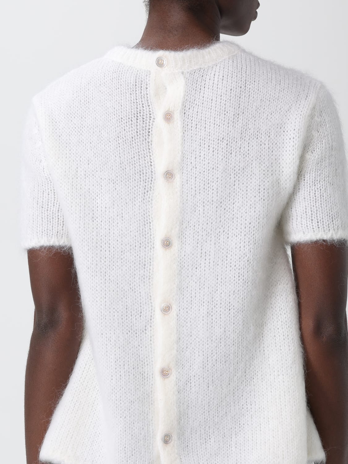 LOEWE PULLOVER: Pullover damen Loewe, Weiß - Img 5