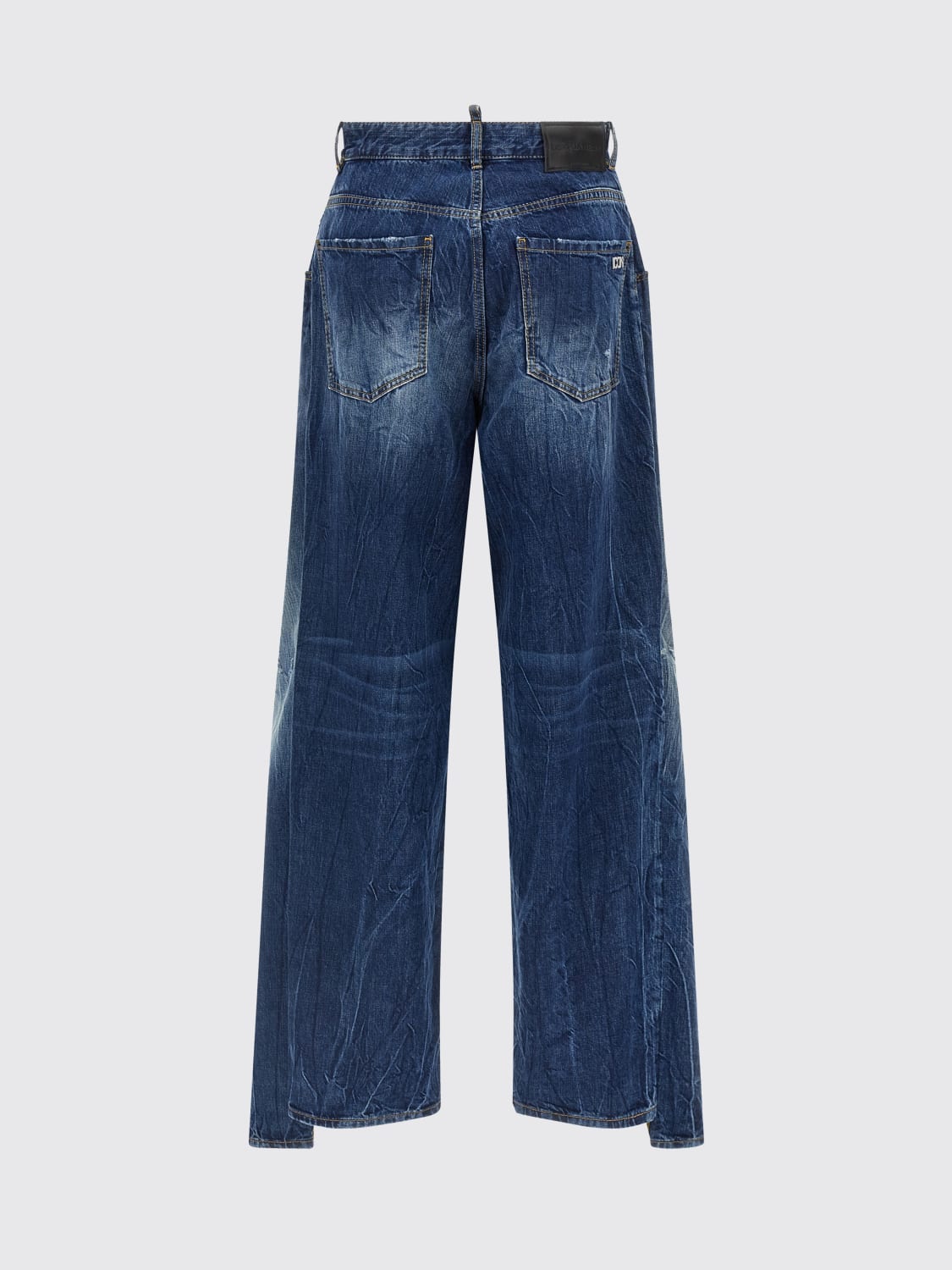 DSQUARED2 牛仔裤: 牛仔裤 女士 Dsquared2, 蓝色 - Img 2