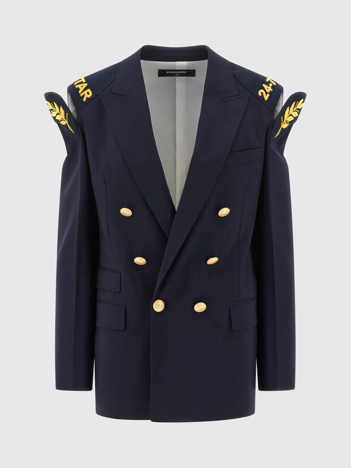 DSQUARED2 ジャケット: ジャケット レディース Dsquared2, ブルー - Img 1