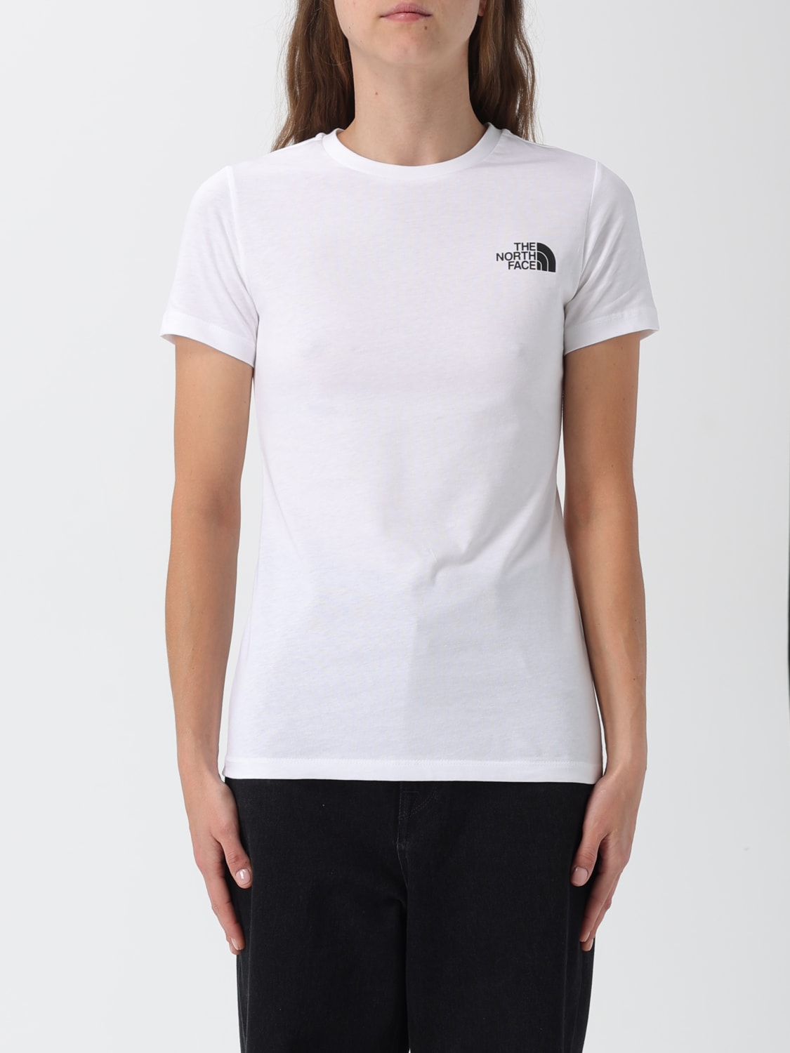 THE NORTH FACE T-SHIRT: T-shirt femme The North Face, Blanc - Img 1